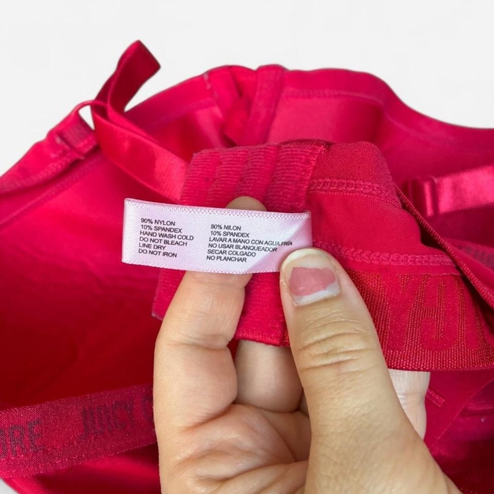 Juicy Couture black & red underwire bra combo Size 40C - Picture 7 of 8